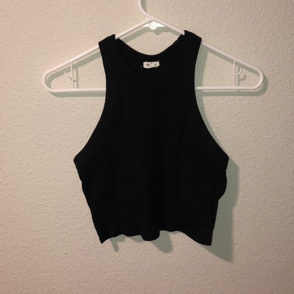 Black crop top